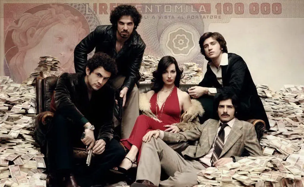 Alcuni protagonisti del cast della serie tv ispirata alla banda della Magliana