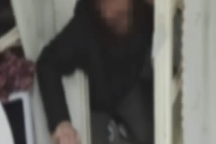 Un frame del video realizzato dalla vittima
