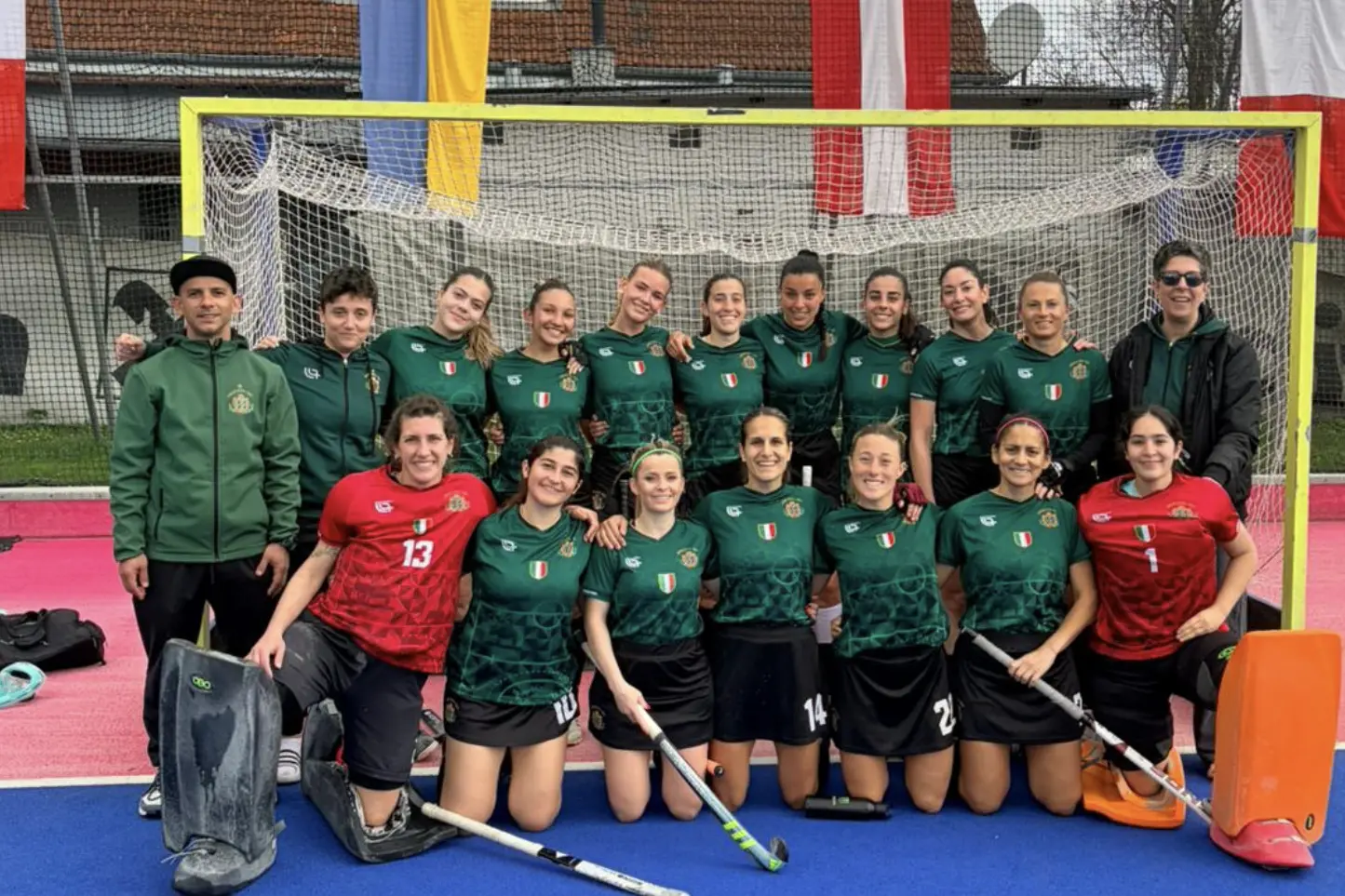 L'Amsicora all'Eurohockey Trophy di Vienna (Foto concessa dalla S.G. Amsicora)