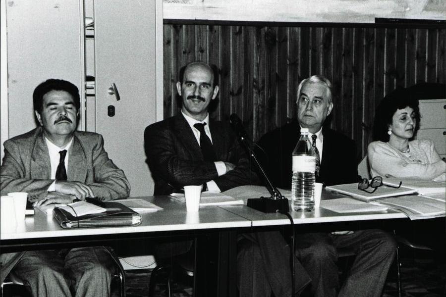 Un'immagine d'archivio di Tonino Meloni in consiglio comunale (foto L'Unione Sarda)