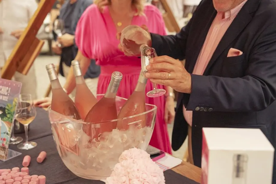 Un momento dell'edizione dello scorso anno di "I love rosè"