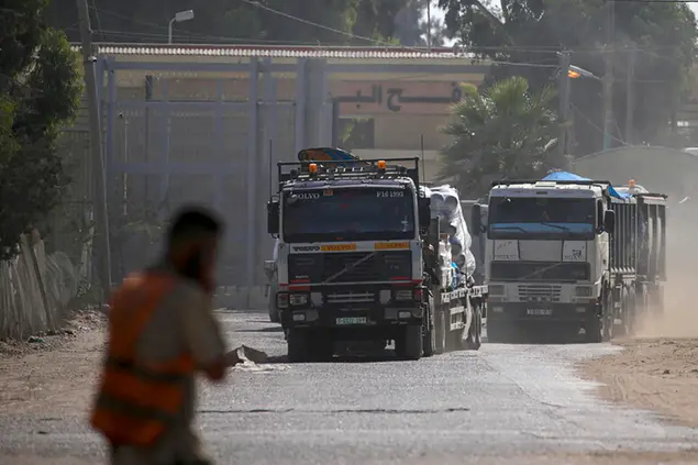 Valico di Rafah (foto Ansa)