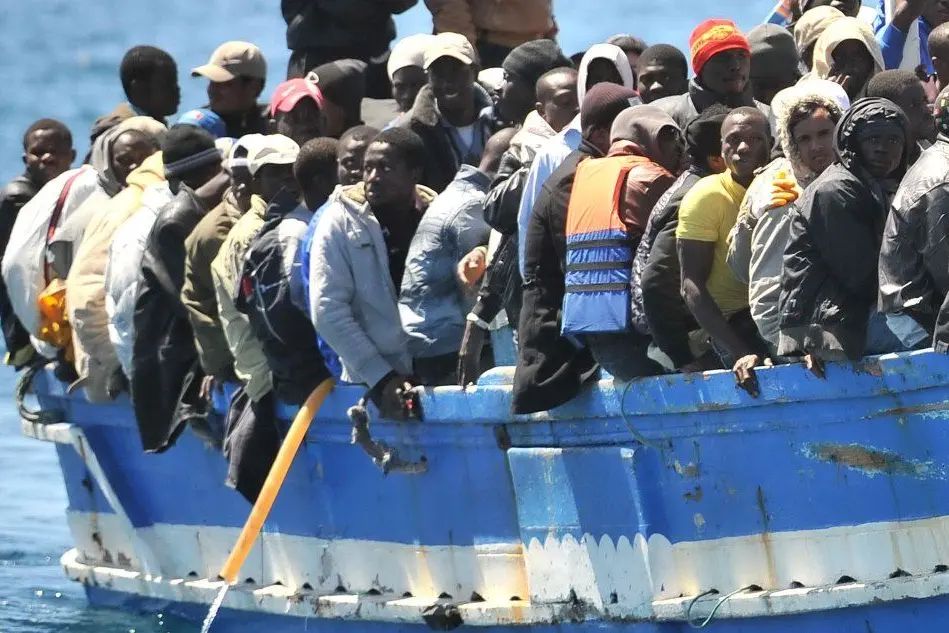 Migranti (Archivio L'Unione Sarda)