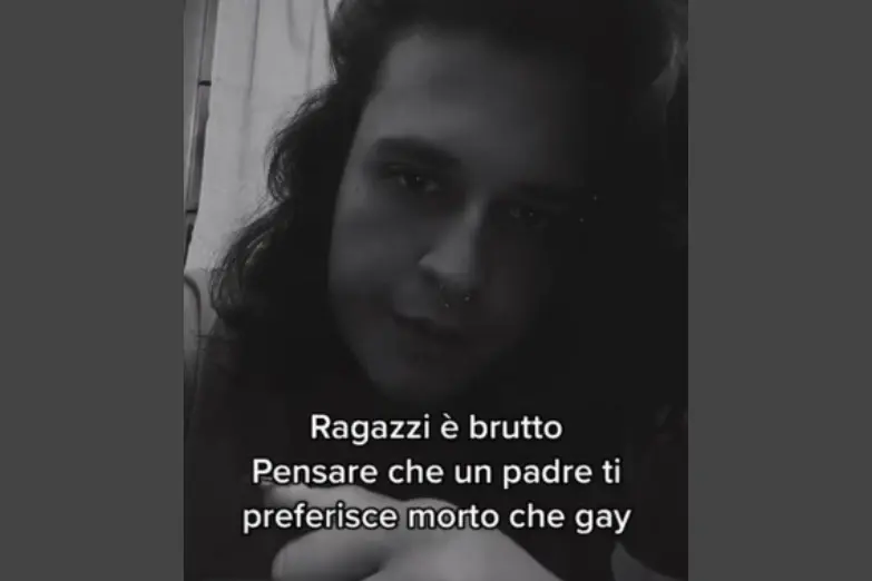 A frame from the video posted by the murdered young man on social media