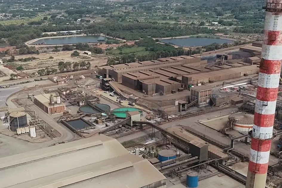 Lo stabilimento della Portovesme (Foto: Regione Sardegna)