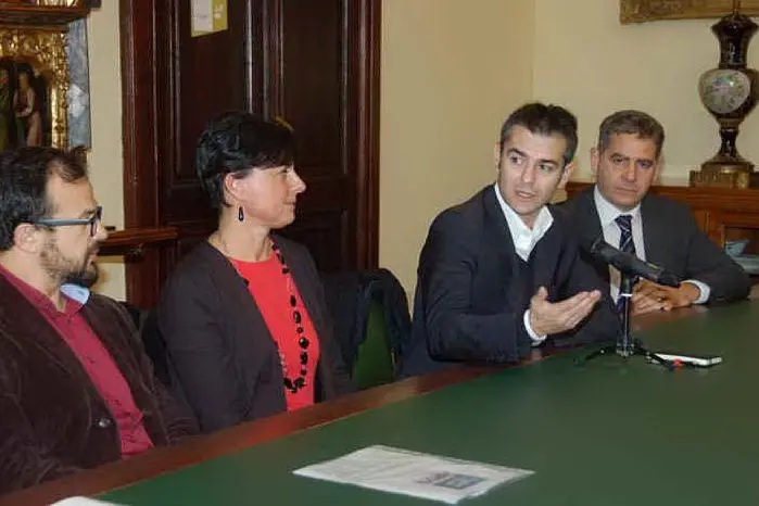La conferenza stampa di presentazione (foto Ufficio stampa Comune Cagliari)
