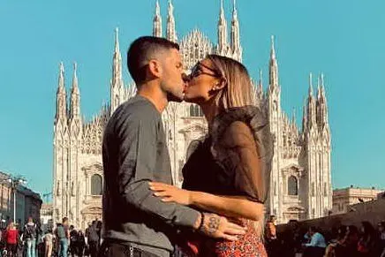 Stefano Sensi e Giulia Amodio (foto Instagram)
