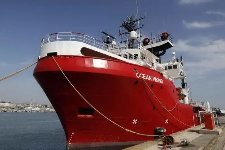 La Ocean Viking (archivio L'Unione Sarda)
