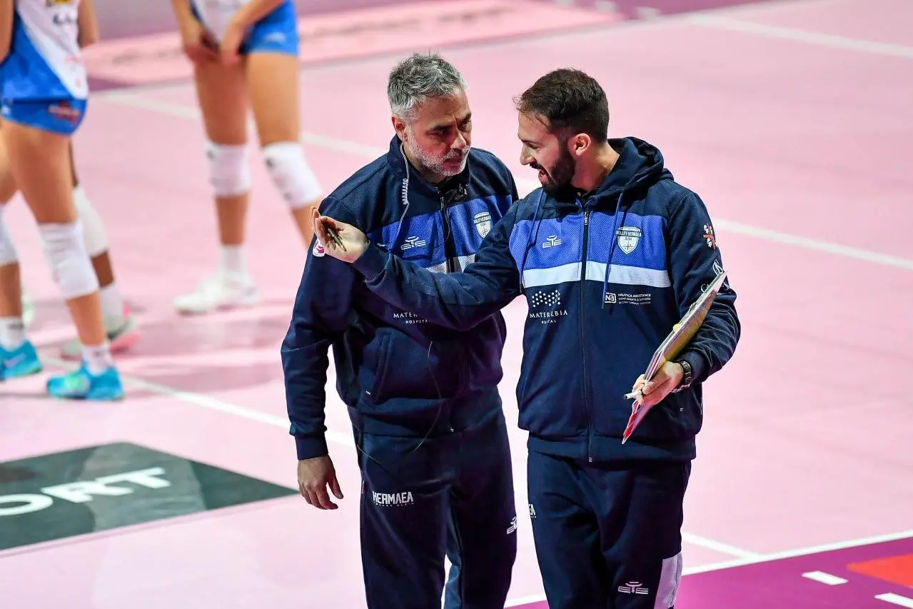 Guadalupi col suo vice Cinelli (foto Ilenia Giagnoni)