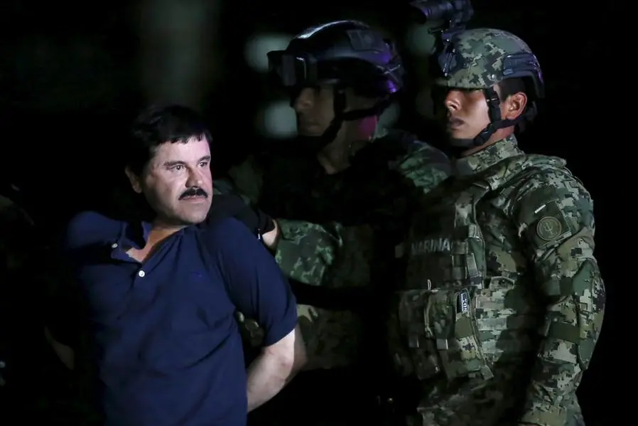 La cattura del narcotrafficante &quot;El Chapo&quot; Guzman (foto Ansa)