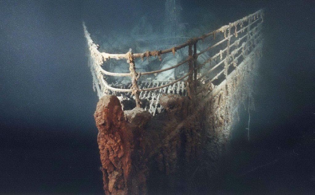 La prua del Titanic (tutte le foto sono Archivio L'Unione Sarda)