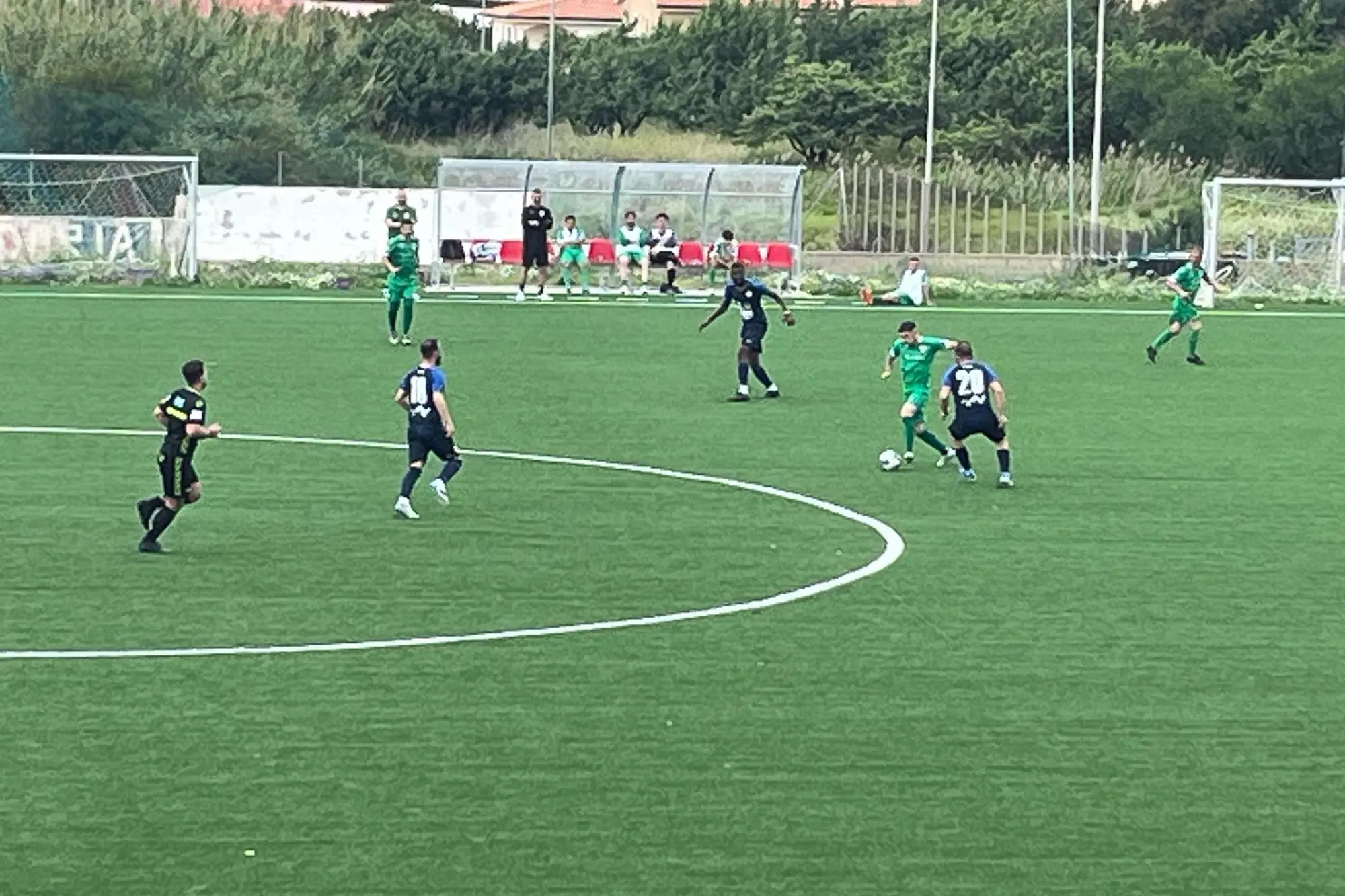 Una partita di Seconda Categoria, dello scorso campionato. (G. Pischedda)