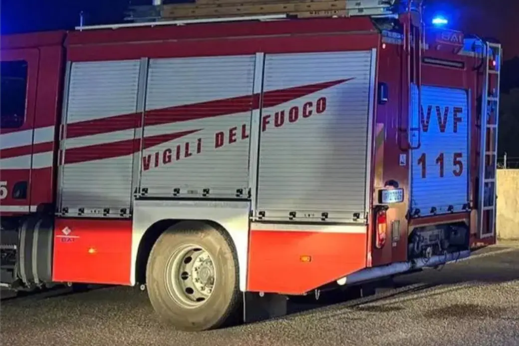 Intervento dei vigili del fuoco