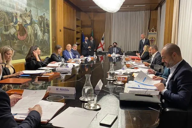 La seduta a Villa Devoto (Foto R.Murgia)