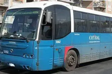 Un bus regionale della Cotral