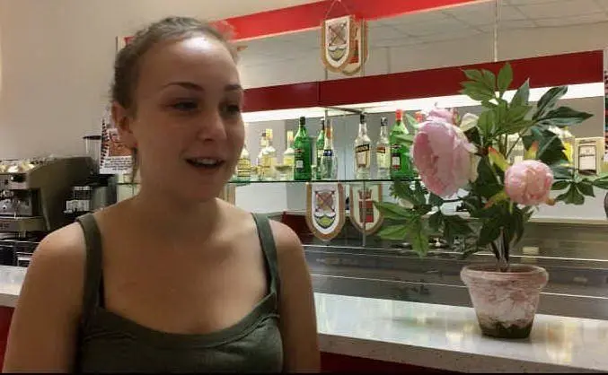 Una delle studentesse premiate