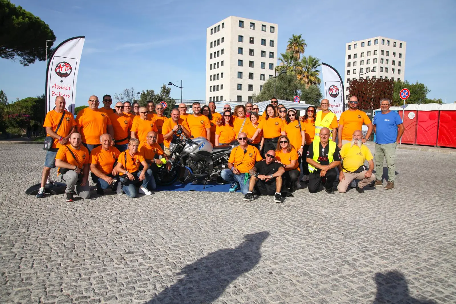 Gli Amici Biker al memorial Massimo Boi. (foto Scano)