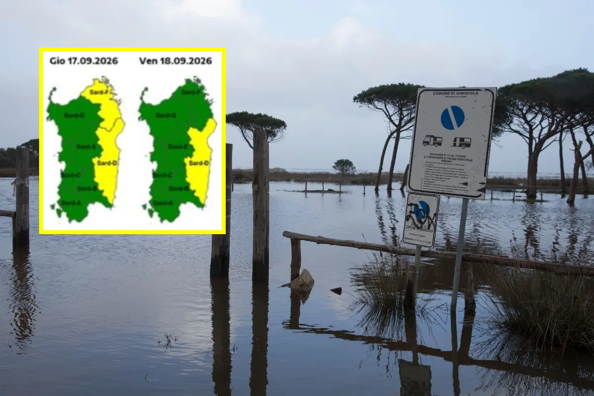 Wetterwarnung in Sardinien