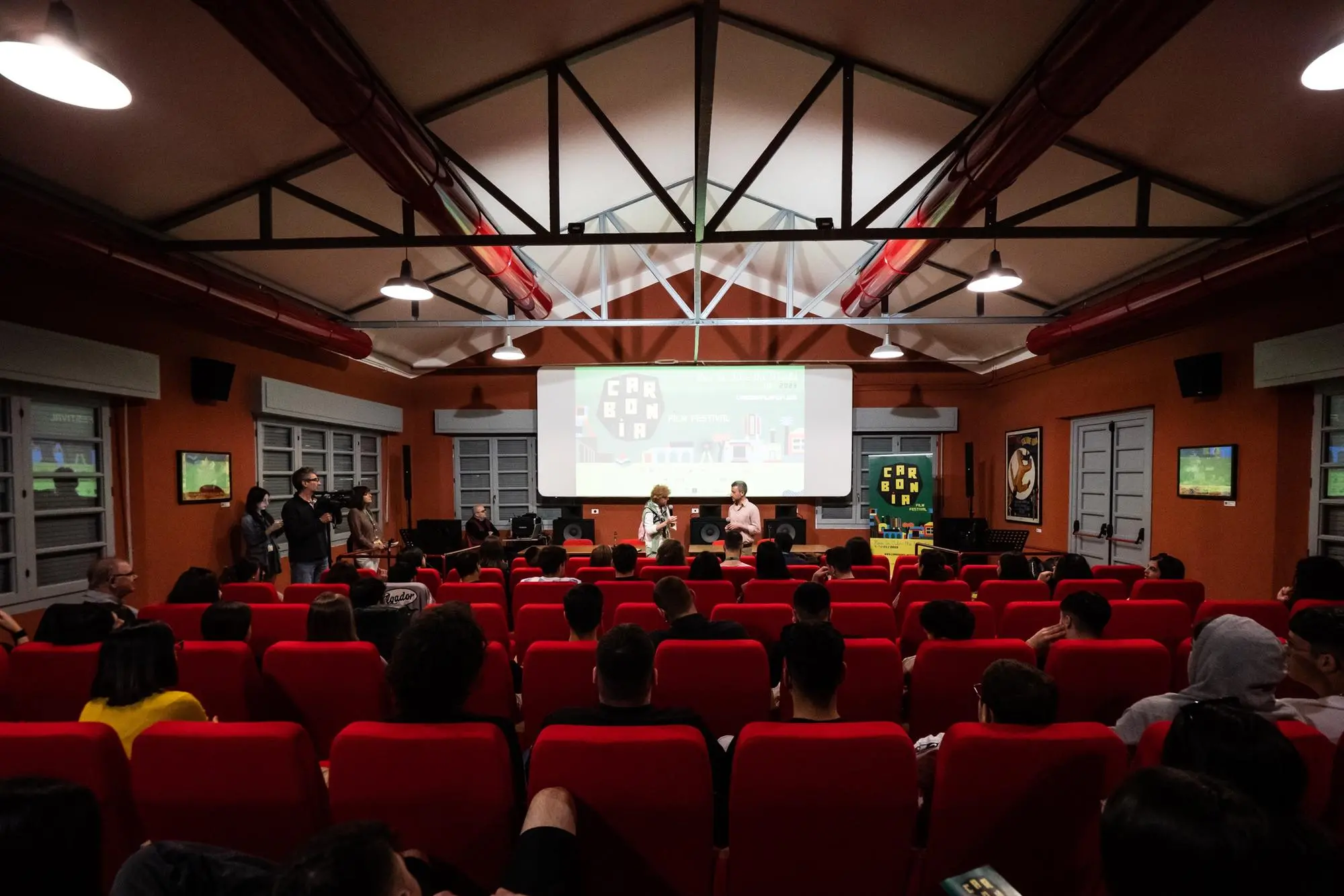 La sala Fabio Masala a Carbonia, una delle sedi del Carbonia Film Festival