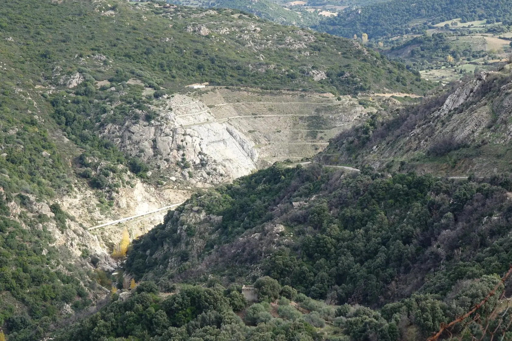 La diga di Cumbidanovu a Orgosolo (L'Unione Sarda - Locci)