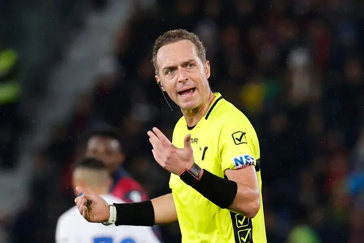 L'arbitro Luca Pairetto (foto Ansa)