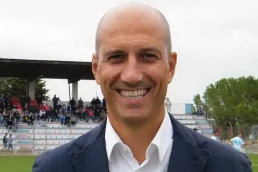 Peppone Salaris, tecnico dell'Atletico Uri (foto L'Unione Sarda - Tellini)