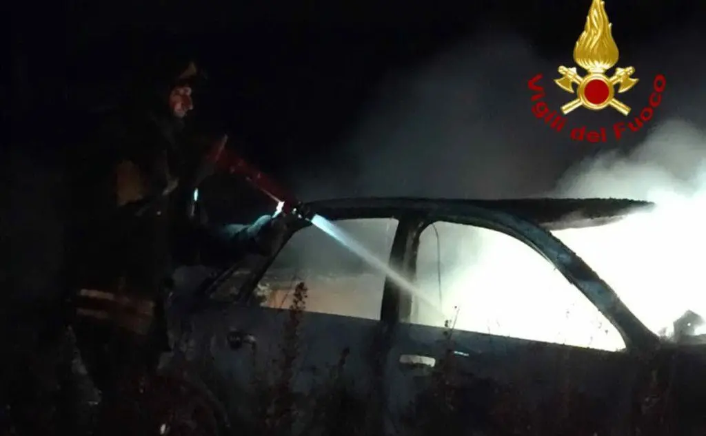 L'intervento dei vigili del fuoco