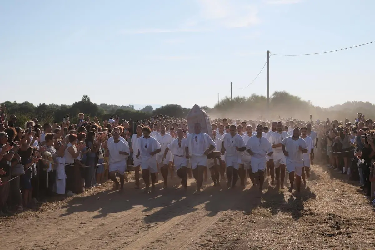 L'arrivo del Santo (Foto Sara Pinna)