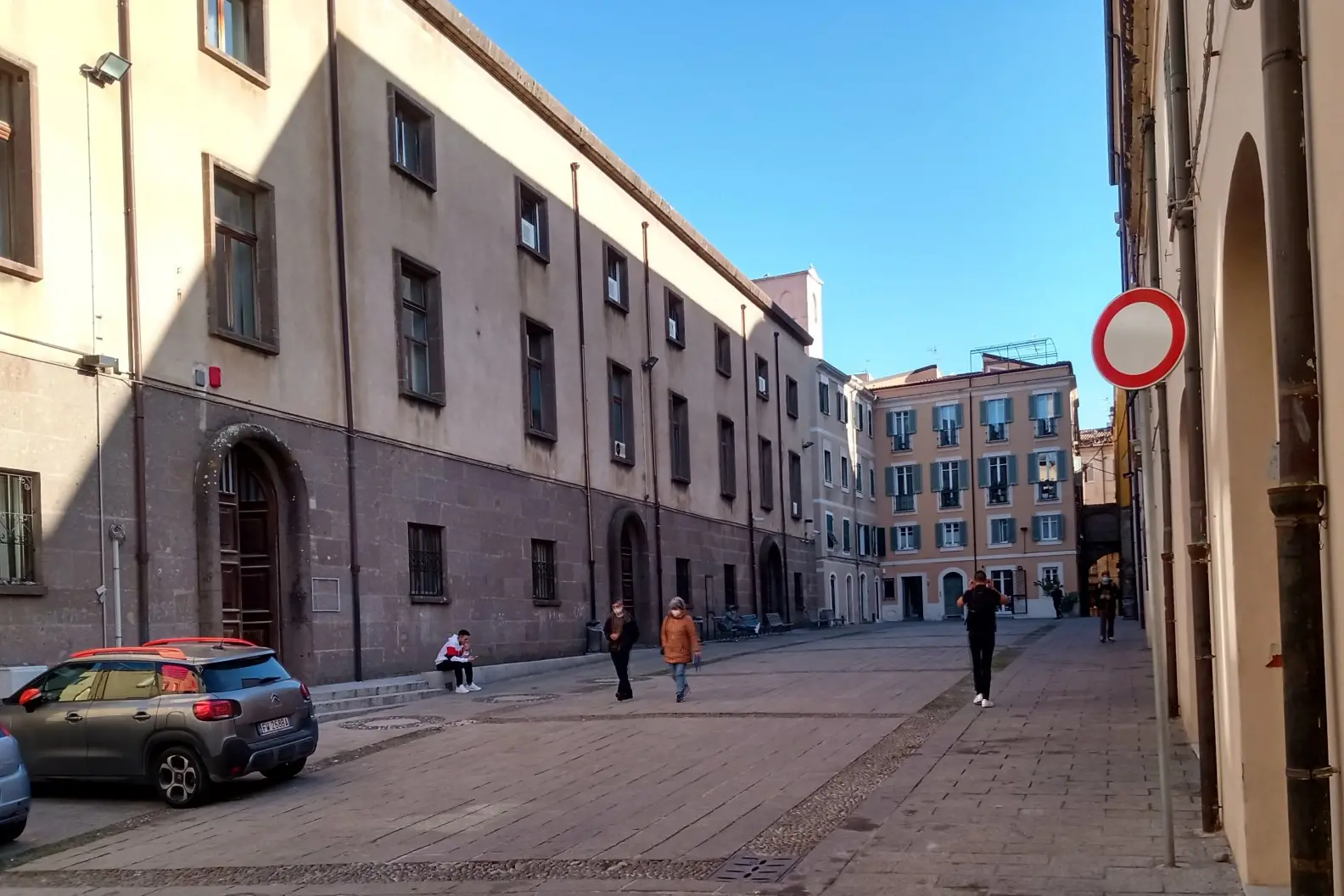 Die Räumlichkeiten der Gemeinde an der Piazza Santa Caterina (Foto der Gemeinde Sassari)