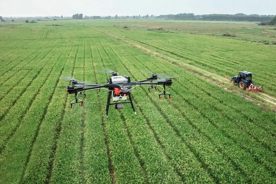 Il drone utilizzato in agricoltura (foto L'Unione Sarda - Sanna)