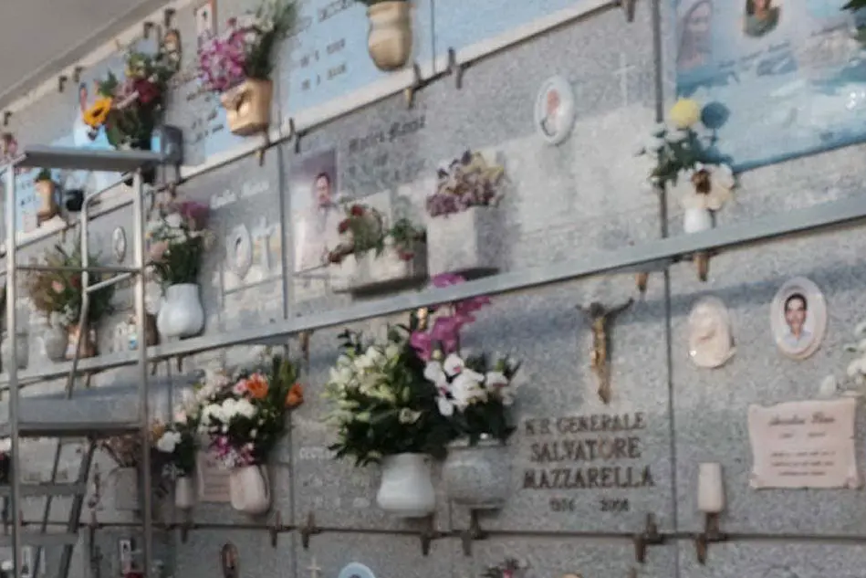 Loculi di un cimitero