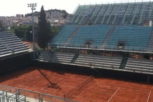 Il campo in cui si disputerà la Fed Cup