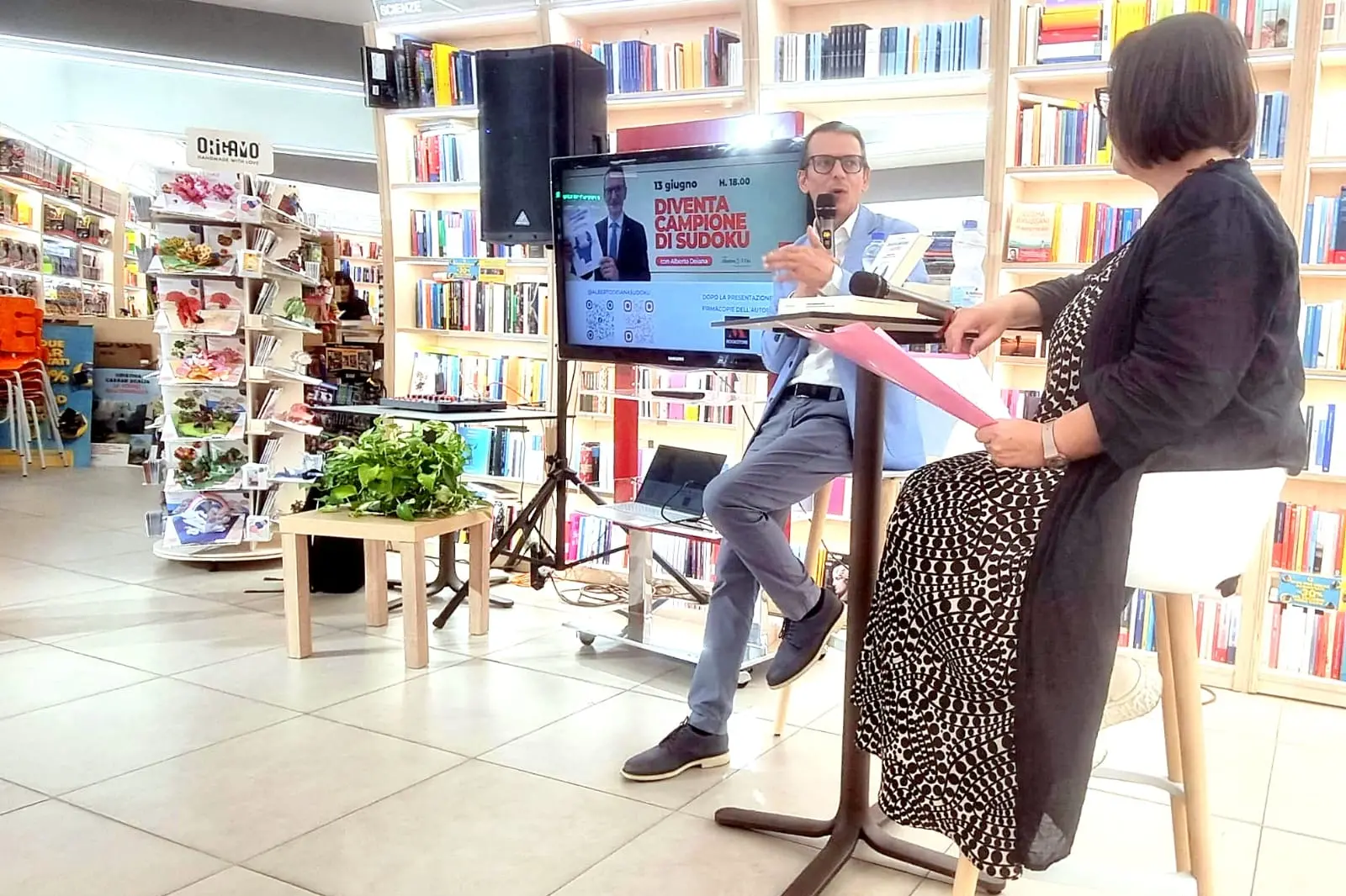 Alberto Deiana alla presentazione