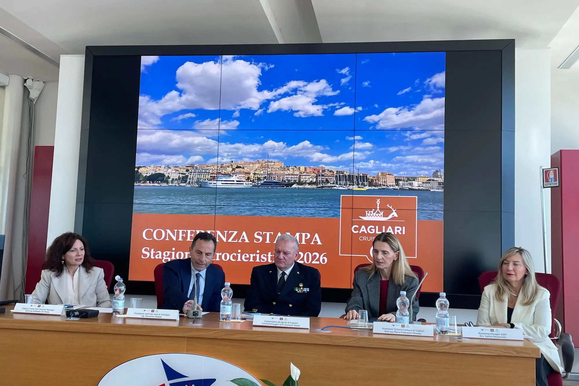 La presentazione della stagione crocieristica 2026 a Cagliari (foto Spignesi)