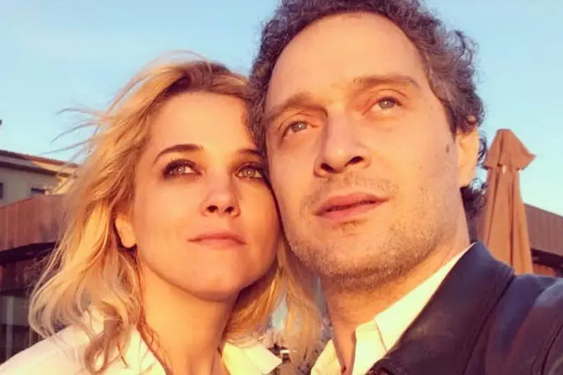 Claudio Santamaria e Francesca Barra (da Instagram)