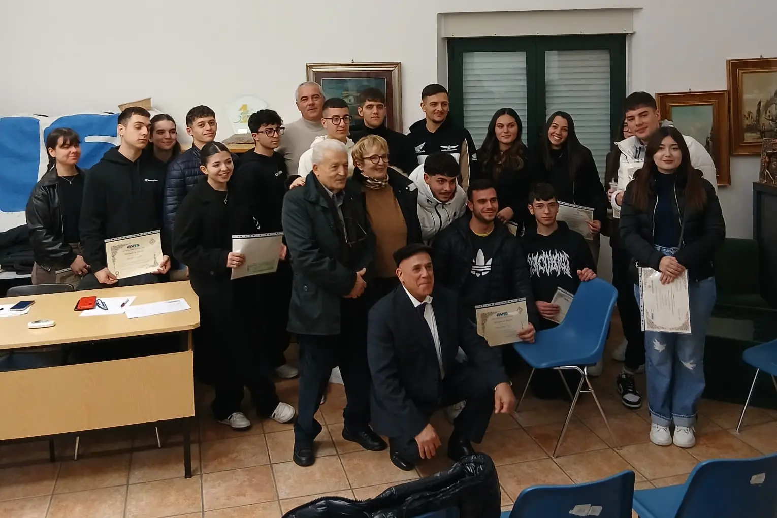 La cerimonia dell'Avis Ogliastra (foto concessa)