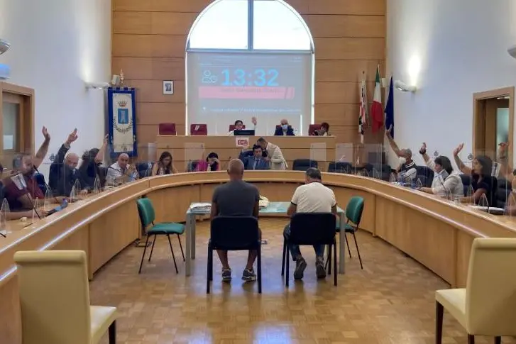 Consiglio comunale a Porto Torres (foto Pala)