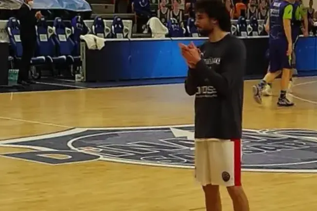 Michele Vitali ha mantenuto la maglia numero 31 che aveva nella stagione 2019/20 (foto G. Marras)
