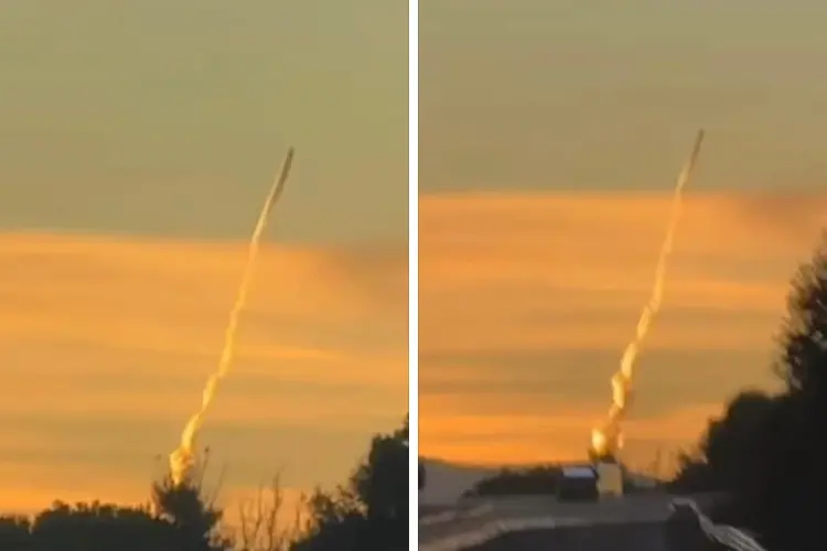 Le immagini dell'oggetto misterioso riprese tra Porto Torres e Alghero