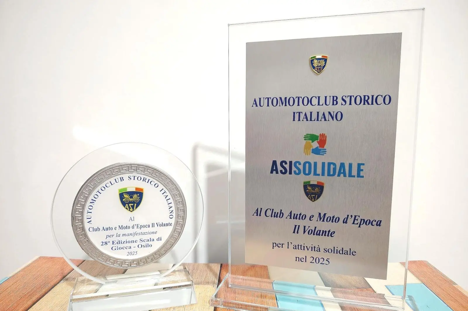 Il riconoscimento (foto concessa)