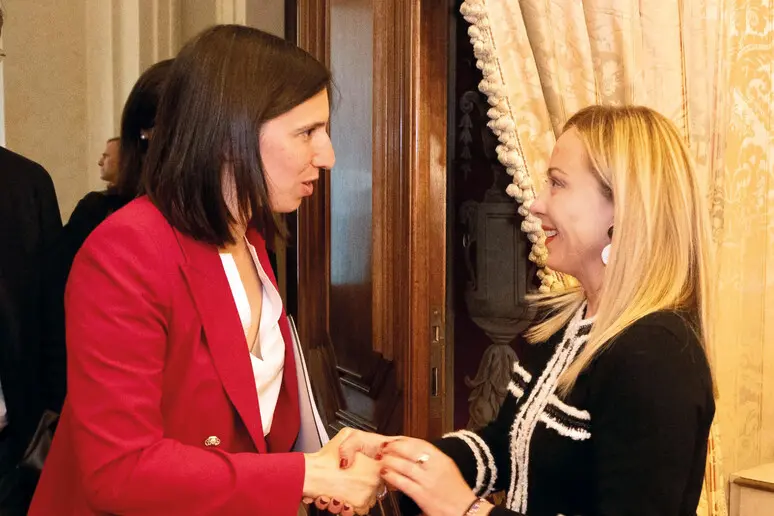 Elly Schlein e Giorgia Meloni (Ansa)