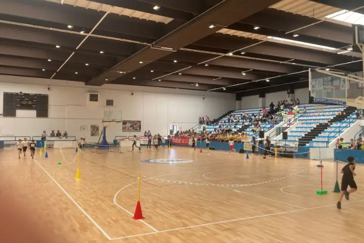 Palazzetto dello sport a Porto Torres (foto Pala)