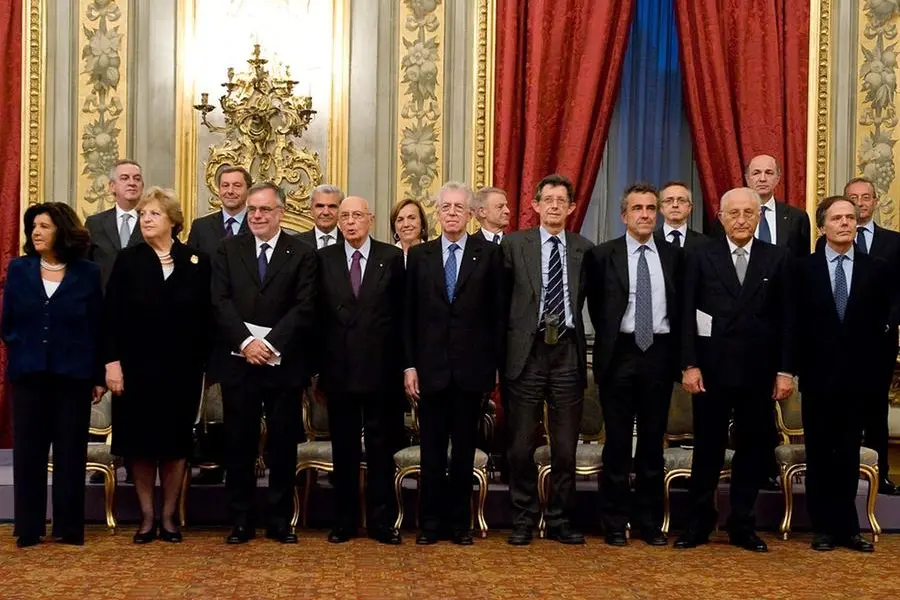 Il giuramento del nuovo esecutivo (foto Quirinale)