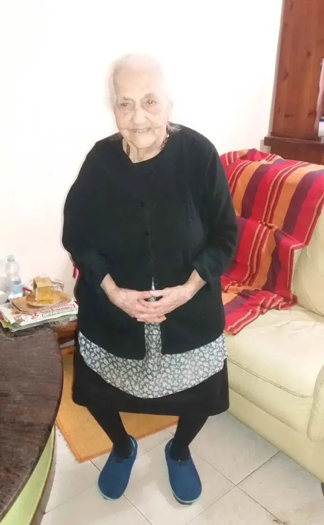 Nonna Maria (foto della nostra lettrice)