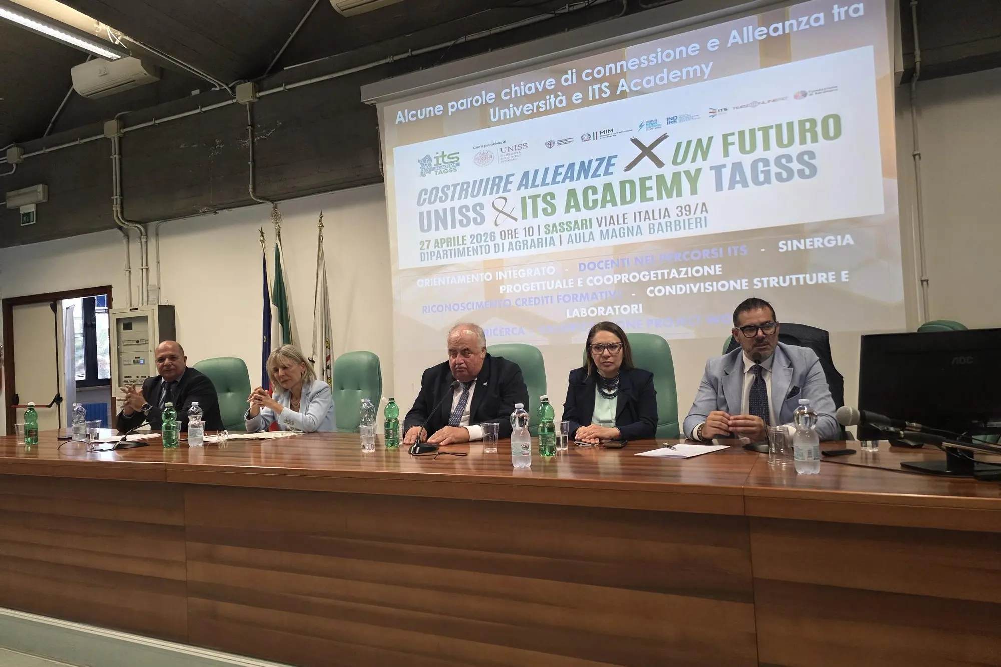 Un momento del convegno nel dipartimento di Agraria