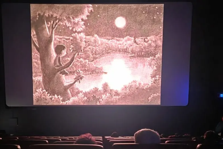 La proiezione di "The Night Boots" (foto ufficio stampa)