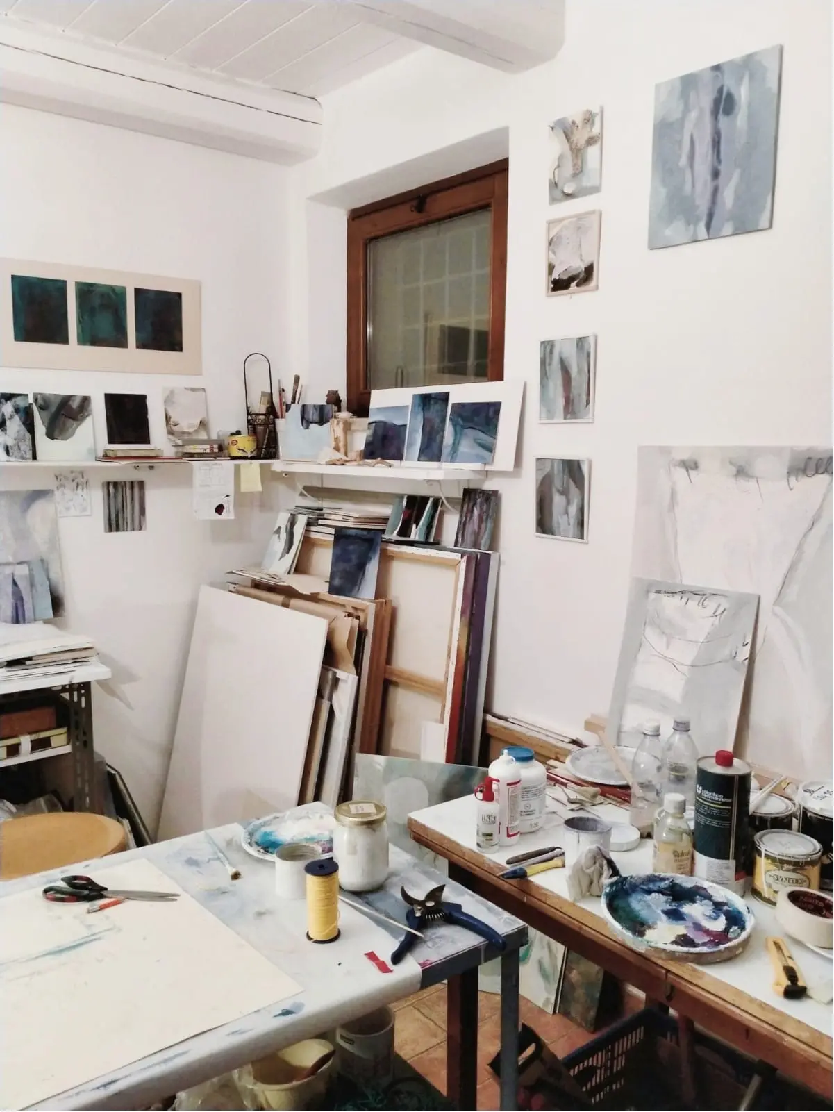 Studio dell'artista Luca Zunica (foto concessa)