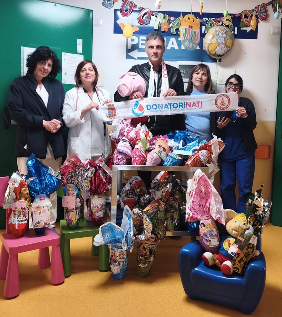 Oristano, Pasqua solidale nel reparto di Pediatria della San Martino