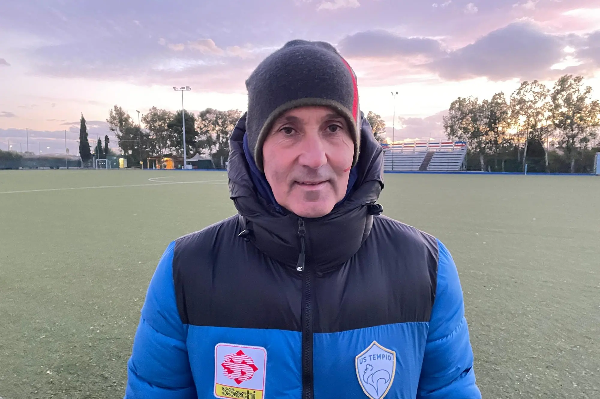 Giuseppe Cantara, seconda stagione da allenatore del Tempio (Spignesi)