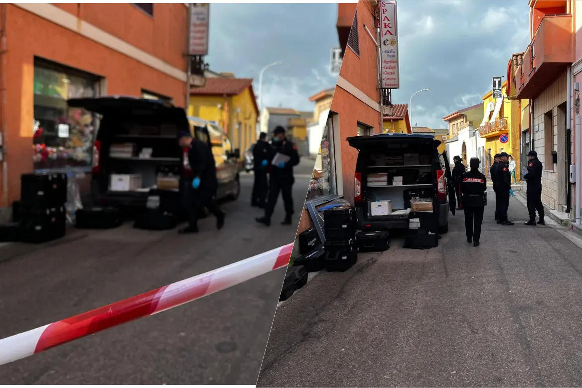 Ris al lavoro in via Sivilleri, a Villasor (foto Luigi Almiento)